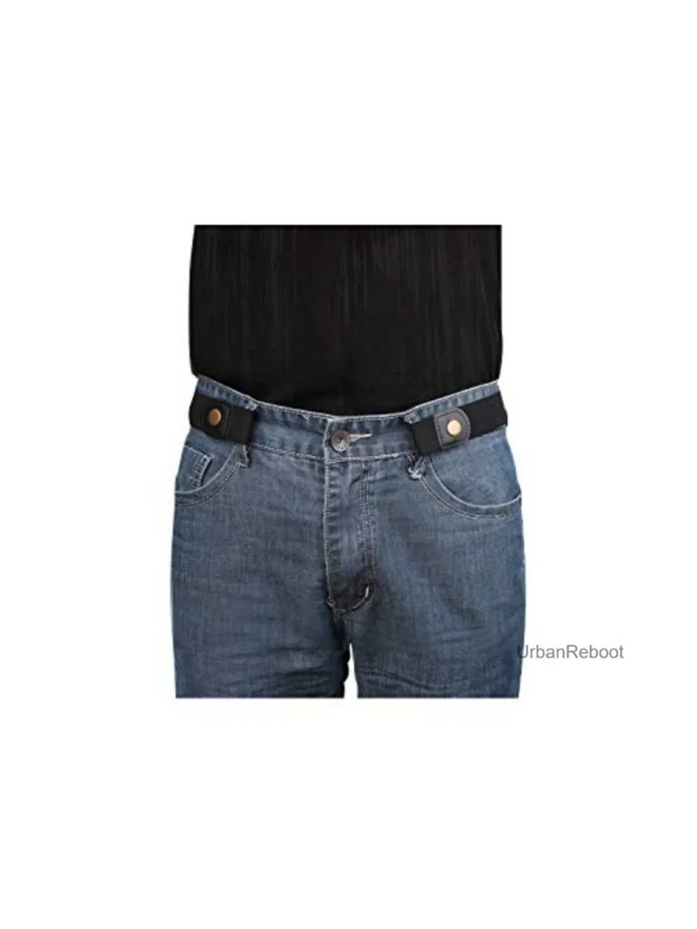 Invisible Elastic Stretch Belt No Buckle for Women Men Fits 24-50 Waist